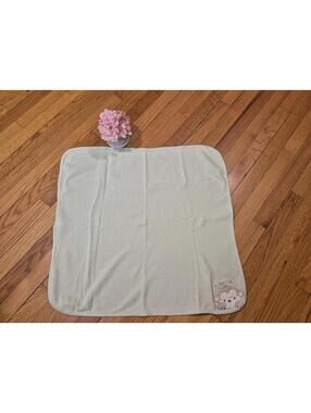 JUST BORN LIL’ MONKEY GREEN THERMAL BABY BLANKET D2
